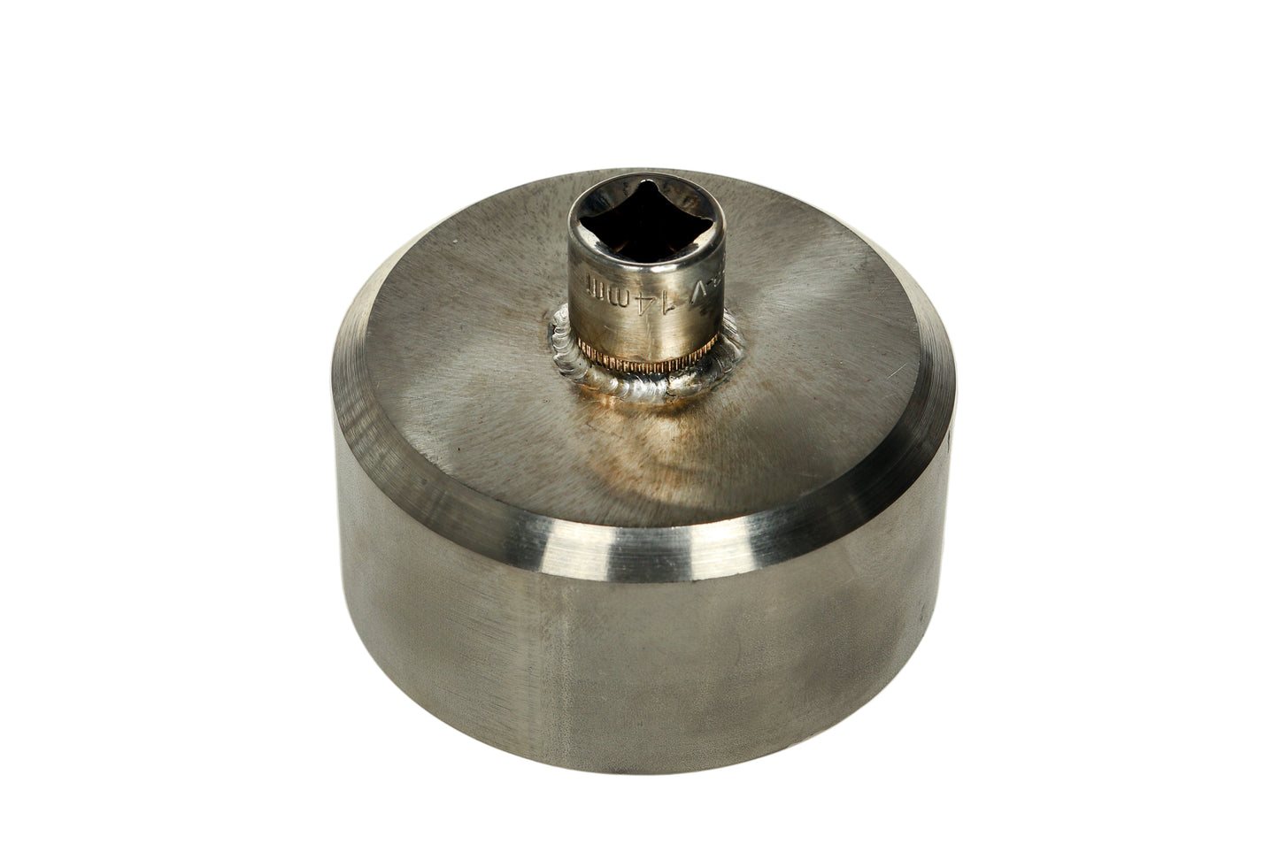 Klucz INOXDUR PK-61 z widokiem na końcówkę, kompatybilny z nasadkami 1/2 cala i 1/4 cala, idealny do zastosowań przemysłowych.